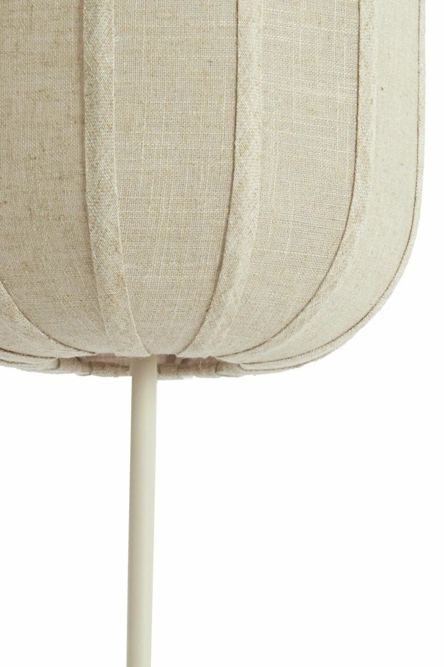 Light en Living Tafellamp SOLUNE Ø25x70 cm – Naturel & Crème | Light & Living
