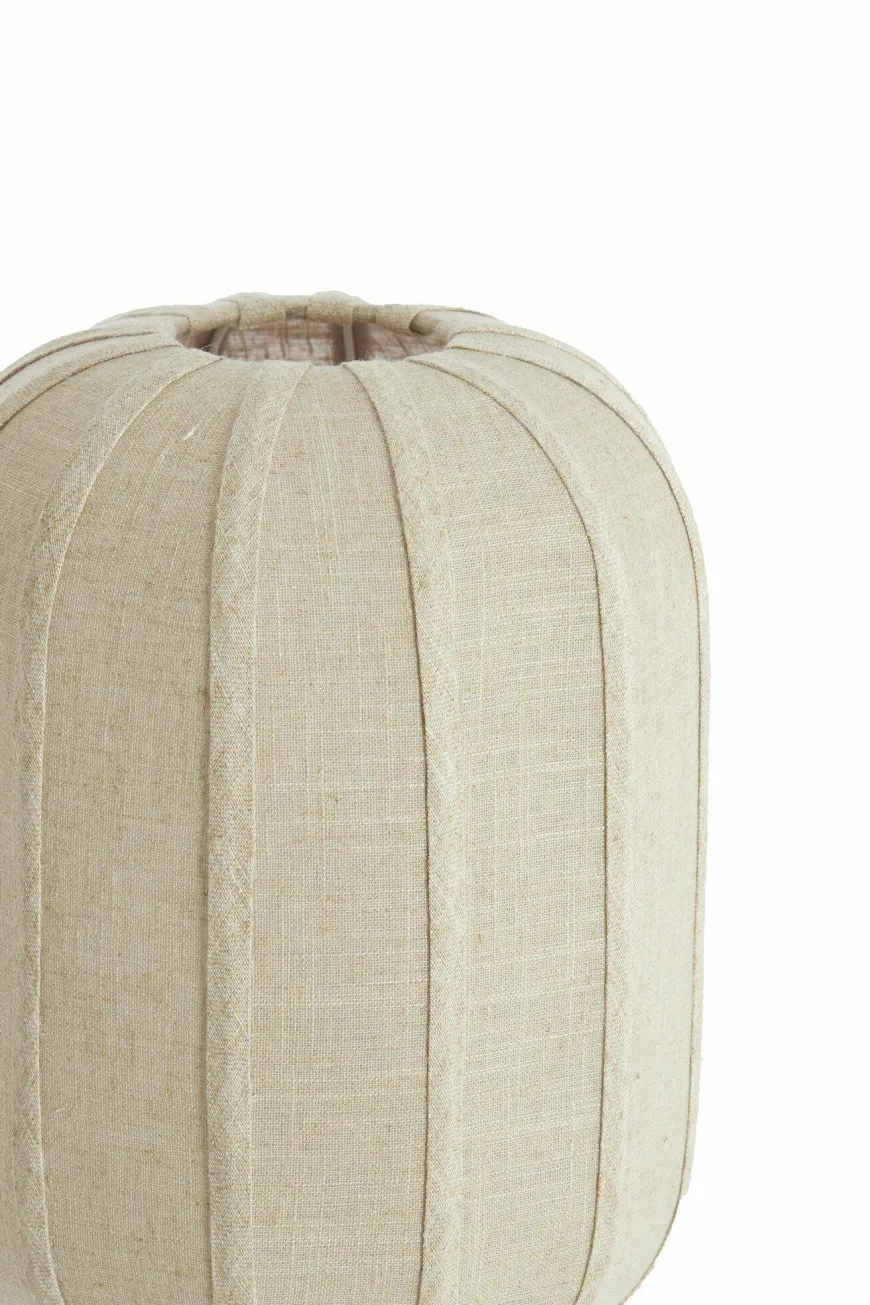 Light en Living Tafellamp SOLUNE Ø25x70 cm – Naturel & Crème | Light & Living