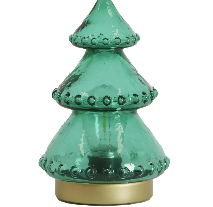 Light en Living Tafellamp LED Ø12x18.5 cm TREE groen-blauw+goud