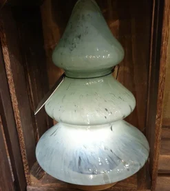 Light en Living Tafellamp LED Ø19x28 cm TREE glas mint groen+goud