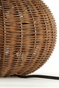 Light en Living Tafellamp Ø27,5x35 cm MAVON rattan donkerbruin