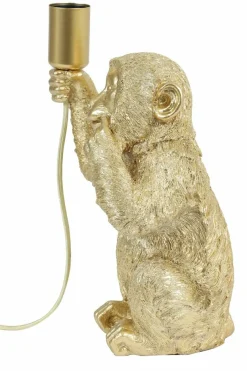 Light en Living Tafellamp aap goud