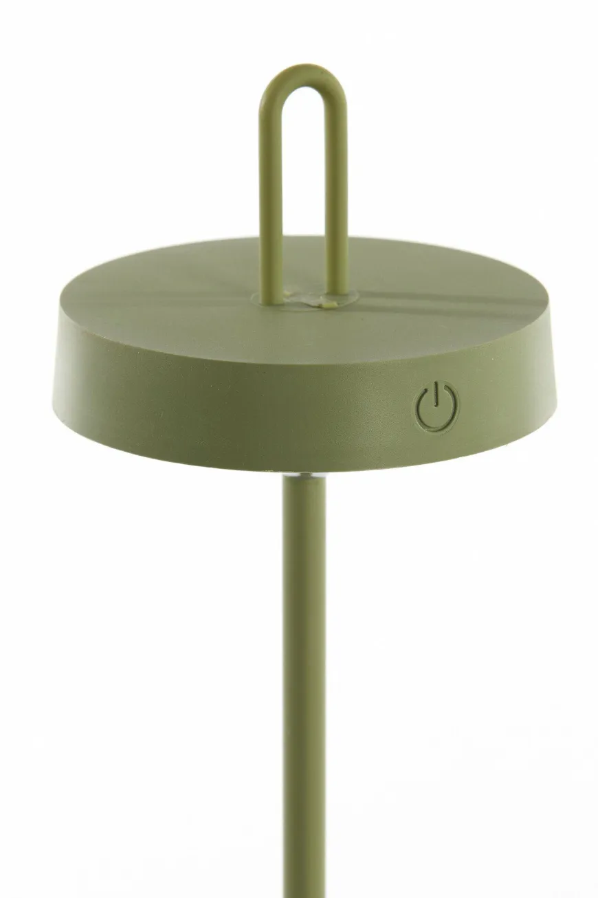 Light en Living Tafellamp LED Ø13x47 cm AMPEHA olijf groen