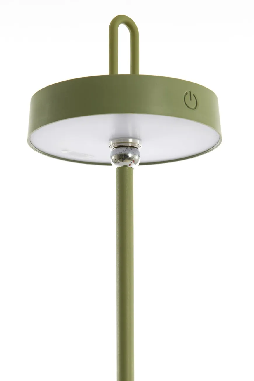 Light en Living Tafellamp LED Ø13x47 cm AMPEHA olijf groen