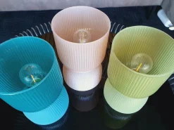 Light en Living Tafellamp LED PHOEBE glas petrol Ø 12 cm