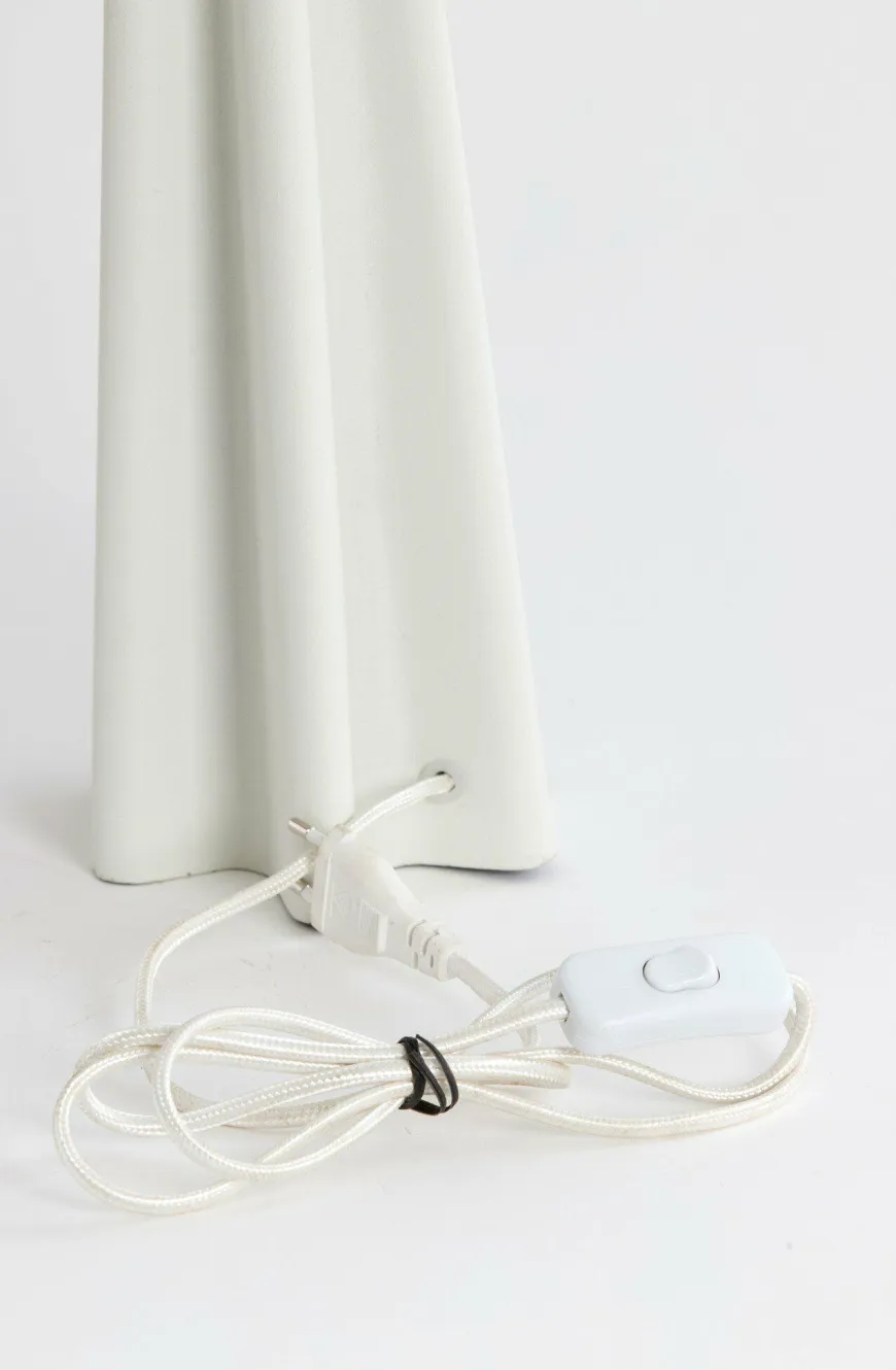 Light en Living Tafellamp Ø38x49 cm CUKAI mat wit