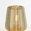 Light en Living Tafellamp ADETA 2 maten in mat zwart en goud
