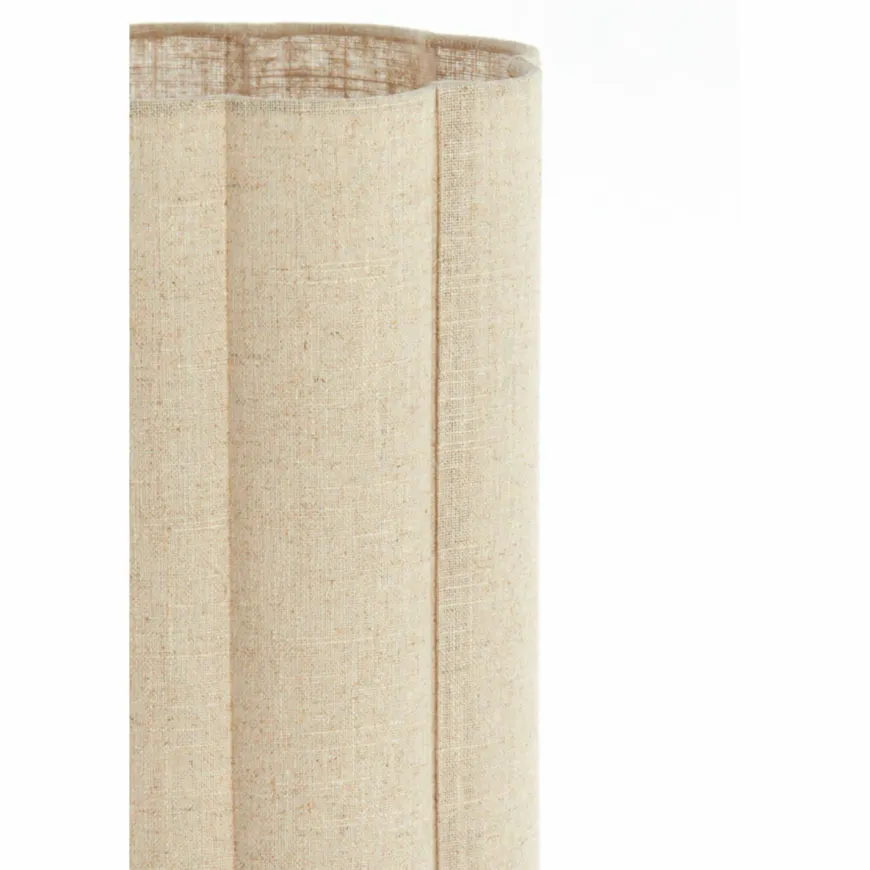 Light en Living Tafellamp Ø20x70 cm FRINGE naturel+crème