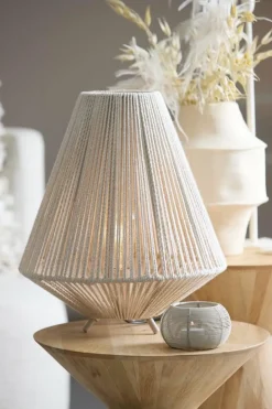 Light en Living Tafellamp Ø35x40 cm FELIDA crème