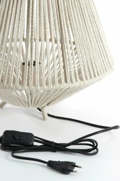 Light en Living Tafellamp Ø35x40 cm FELIDA crème