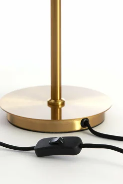 Light en Living Tafellamp Ø20x43 cm MEDINA glas smoke+goud