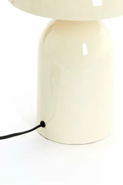 Light en Living Tafellamp Ø23X35 cm TOLIMA shiny creme
