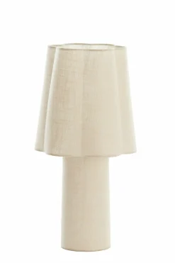 Light en Living Tafellamp Ø25X50 Cm Musaby linnen naturel