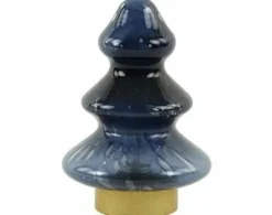 Light en Living Tafellamp LED Ø14x20 cm TREE glas donker blauw+goud