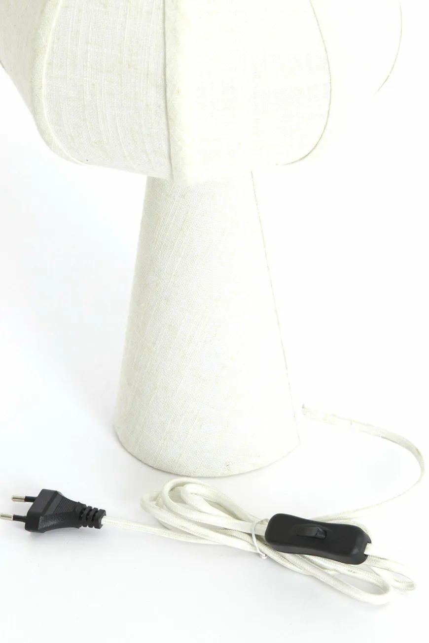 Light en Living Tafellamp Ø23x40 cm SORELLA linnen creme