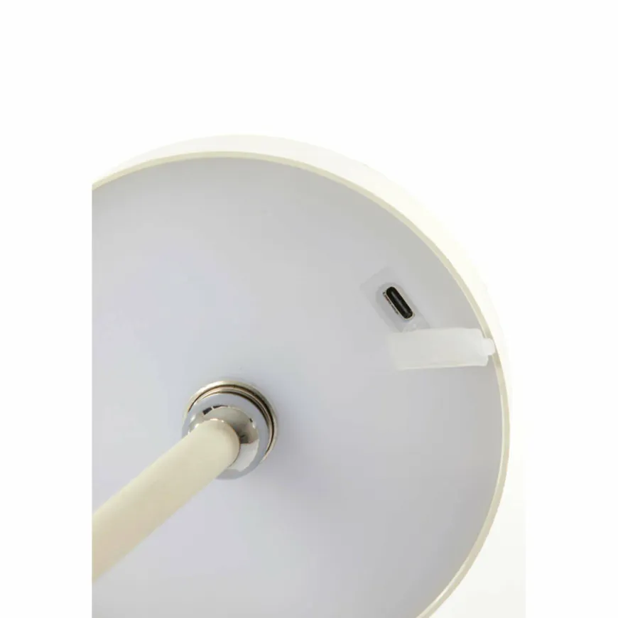 Light en Living Tafellamp LED Ø13x47 cm AMPEHA crème