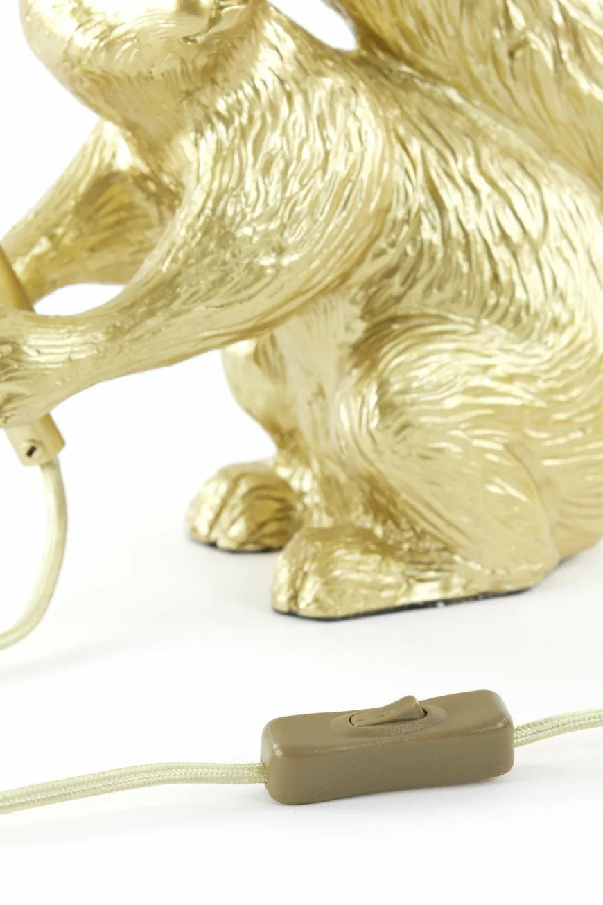 Light en Living Tafellamp E14 22,5x25 cm SQUIRREL goud