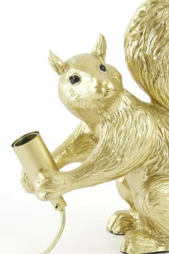 Light en Living Tafellamp E14 22,5x25 cm SQUIRREL goud