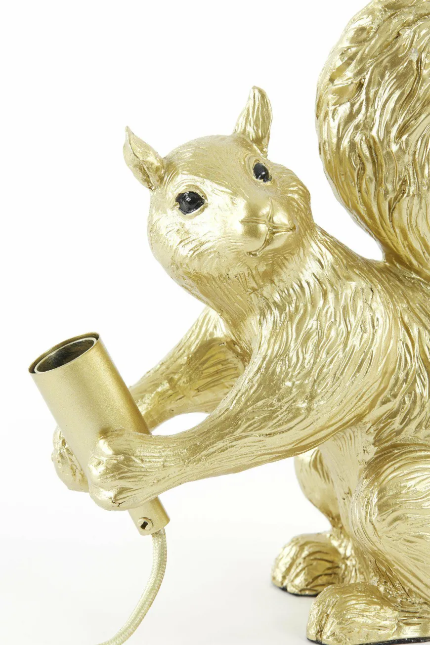Light en Living Tafellamp E14 22,5x25 cm SQUIRREL goud