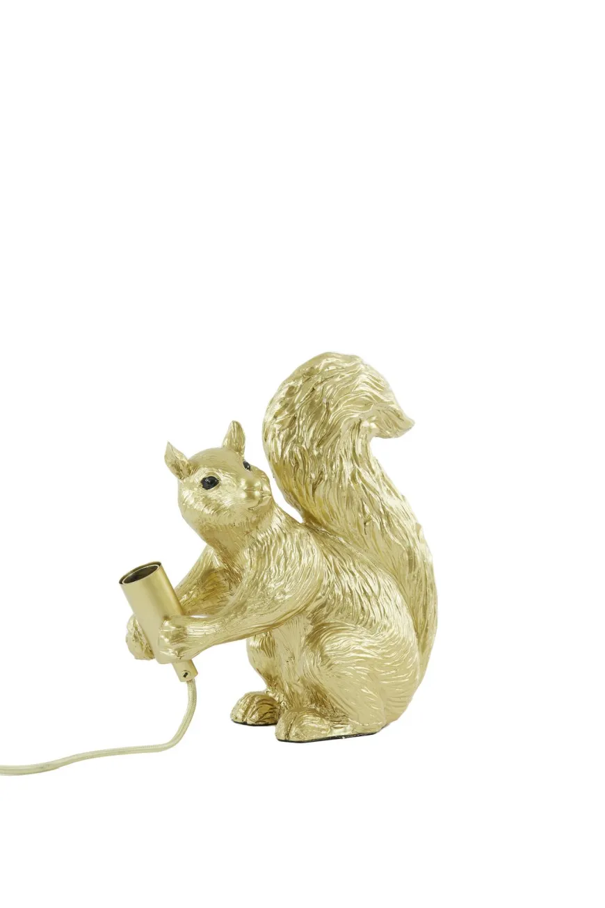 Light en Living Tafellamp E14 22,5x25 cm SQUIRREL goud