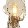 Light en Living Tafellamp Ø20x25 cm HEAD glas bruin vrouw