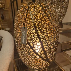 Light en Living Tafellamp SINULA goud - 2 maten