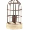 Light en Living Tafellamp Ø14,5x25 cm Carandira roest-hout