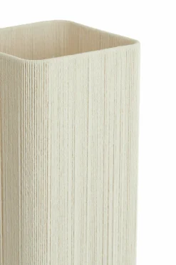 Light en Living Tafellamp 21,5X21,5X50,5 Cm WYN Mat zwart+touw creme