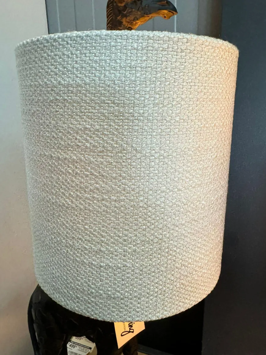 Light en Living Tafellamp 20x28x68 cm GIRAFFE zwart+creme