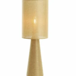 Light en Living Tafellamp Ø20x58 cm MICKY linnen olijf groen