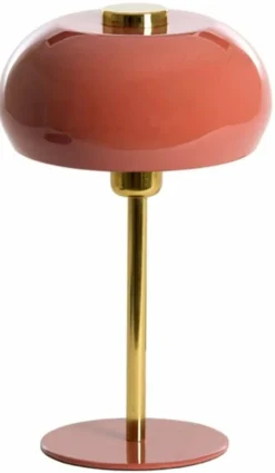 Light en Living Tafellamp Ø22x34 cm SURIN glans koraal+goud