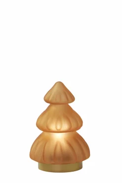 Light en Living Tafellamp LED Ø12x18 cm TREE glas mat oranje