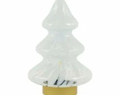 Light en Living Tafellamp LED Ø19x28 cm TREE glas helder-wit+goud