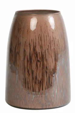 Light en Living Theelicht Ø15x20 cm MONLE paars bruin