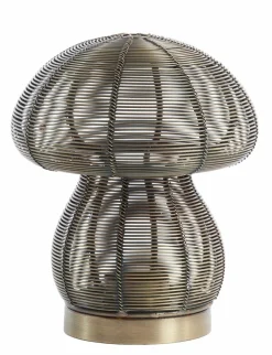 Light en Living Theelicht Ø15x18 cm MUSHROOM antiek brons