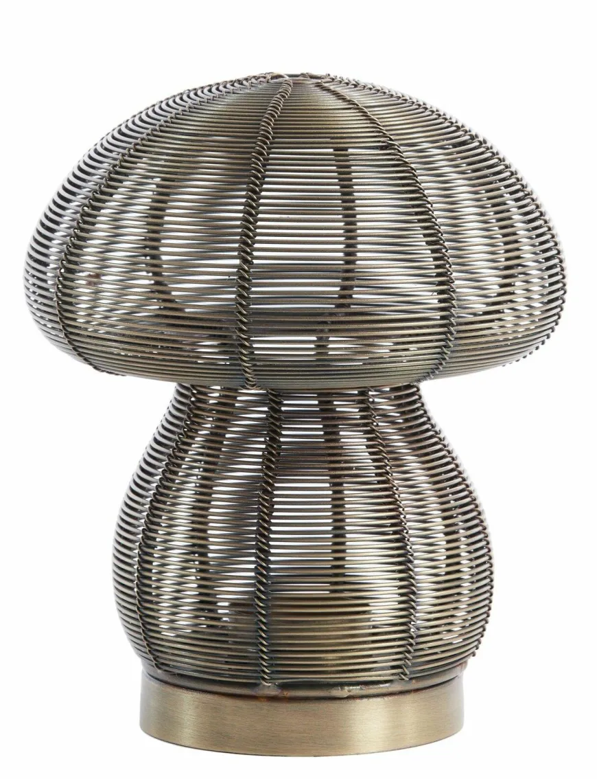 Light en Living Theelicht Ø15x18 cm MUSHROOM antiek brons
