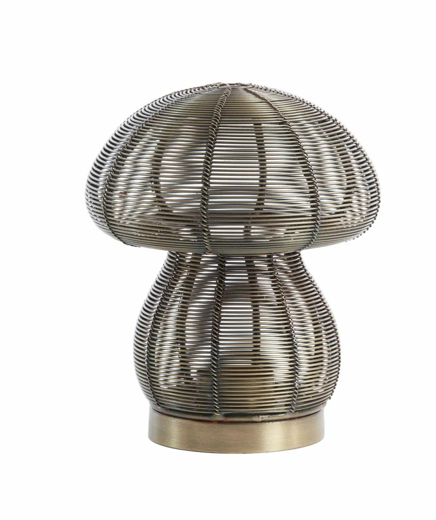 Light en Living Theelicht Ø15x18 cm MUSHROOM antiek brons