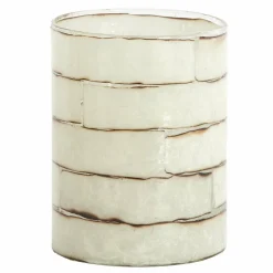Light en Living Theelicht DRONERI Ø10x13 cm – Glas Helder + Crème | Light & Living - Copy