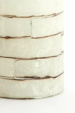 Light en Living Theelicht DRONERI Ø10x13 cm – Glas Helder + Crème | Light & Living - Copy
