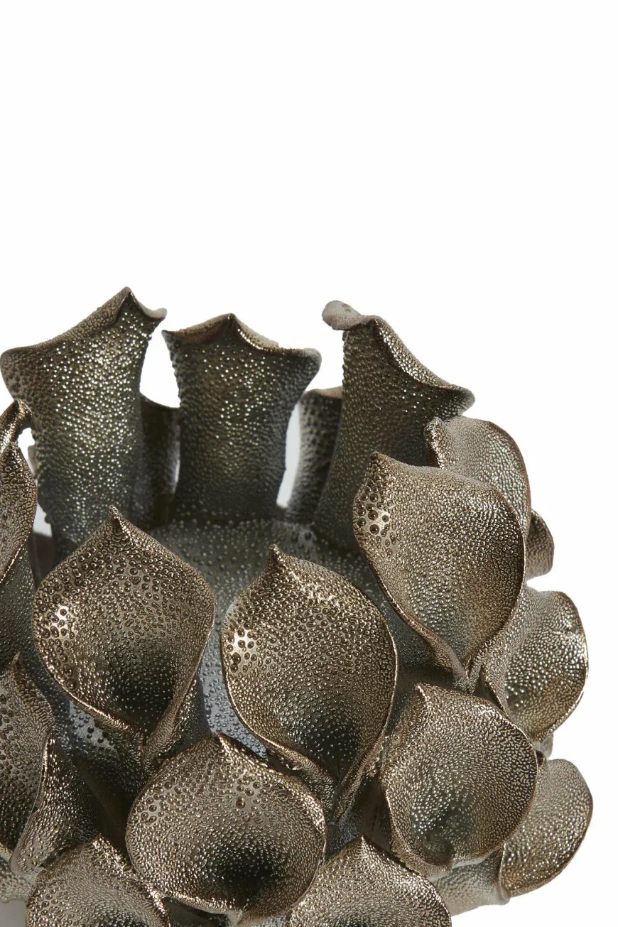 Light en Living Theelicht Ø10x8 cm cm SOREJA porselein brons