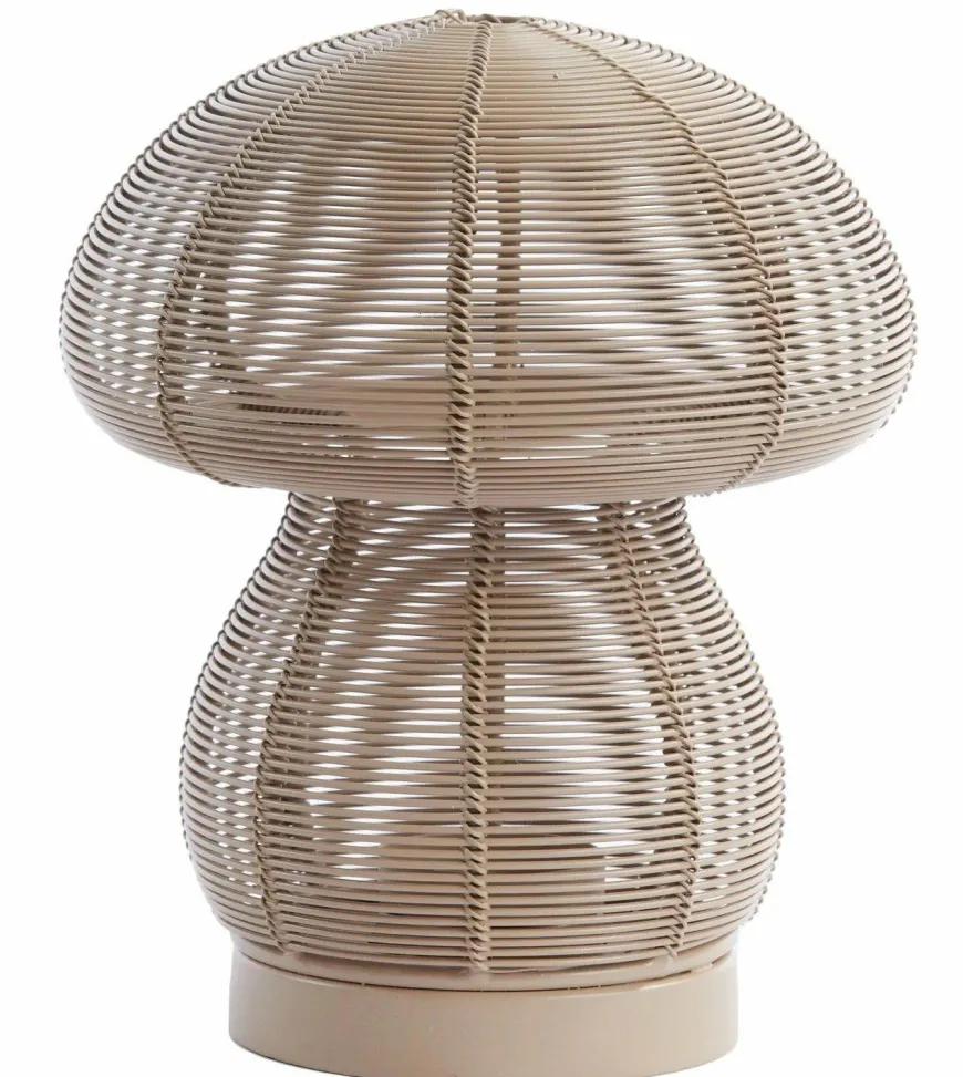 Light en Living Theelicht Ø15x18 cm MUSHROOM mat beige