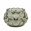 Light en Living Theelicht Ø12,5x8,5 cm HAVANA glas grijs