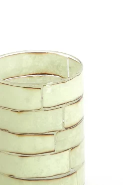 Light en Living Theelicht DRONERI Ø10x13 cm – Glas Helder + Mintgroen | Light & Living