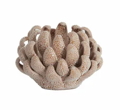 Light en Living Theelicht Ø10,5x7,5 cm SERINA porselein bruin