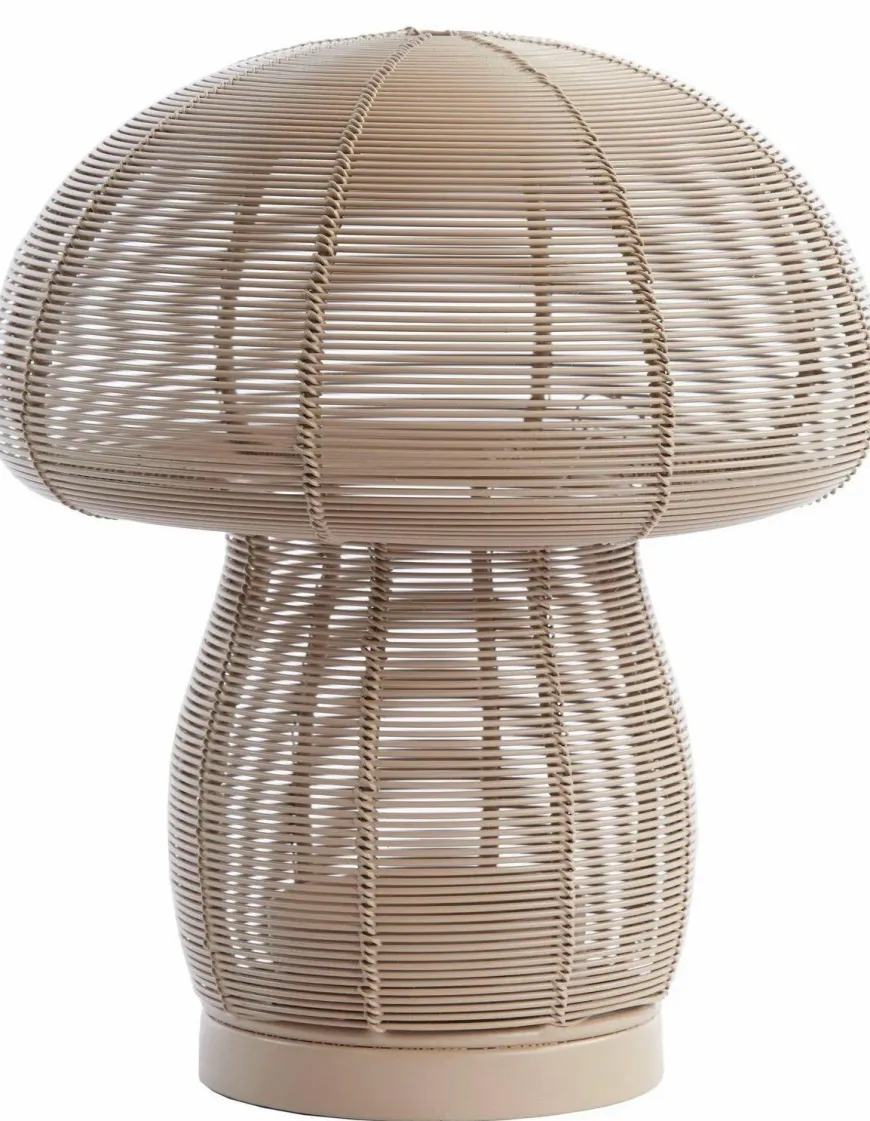 Light en Living Theelicht Ø20x24 cm MUSHROOM mat beige