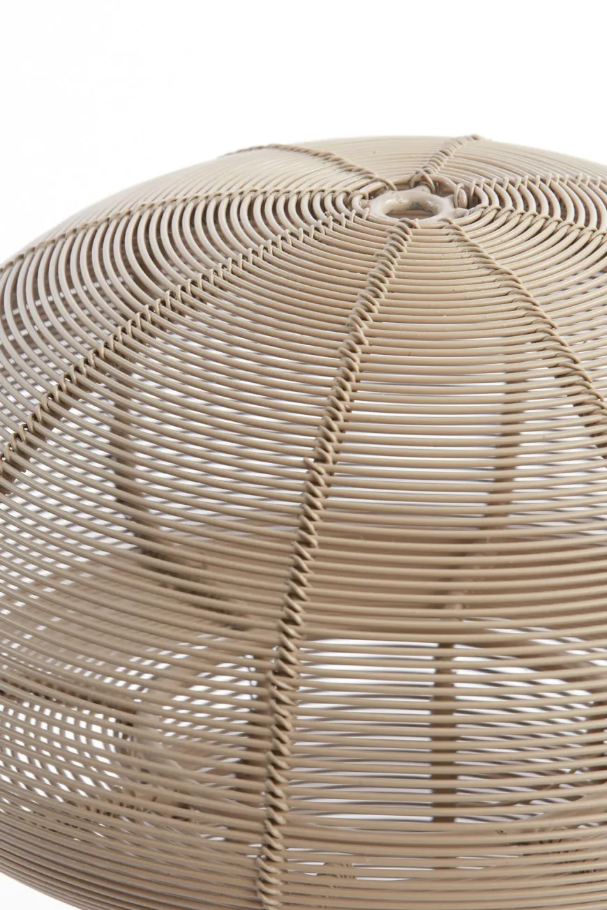 Light en Living Theelicht Ø20x24 cm MUSHROOM mat beige
