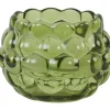 Light en Living Theelicht Ø12,5x8,5 cm HAVANA glas groen