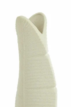Light en Living Vaas Deco 16X10X38,5 cm LOU keramiek mat creme