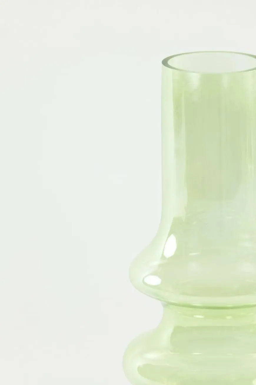 Light en Living Vaas 21.5 x 40.55 cm Niana glas olie gras groen
