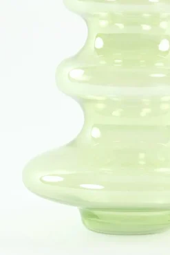 Light en Living Vaas 21.5 x 40.55 cm Niana glas olie gras groen